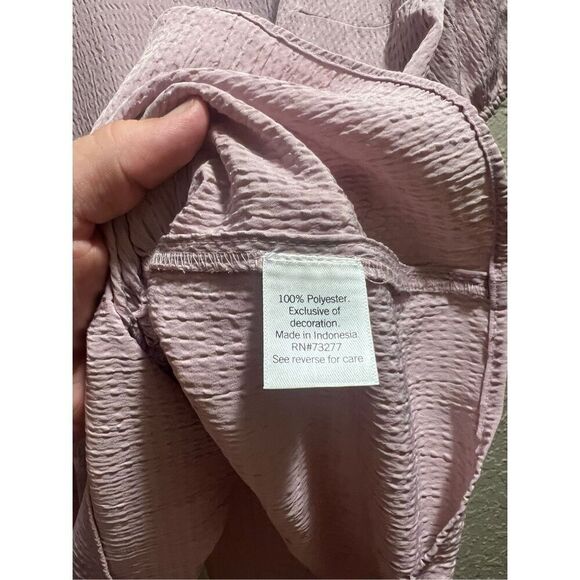 Nine West V-Neck Short Sleeve Blouse Woman’s Size XL - Picture 5 of 6